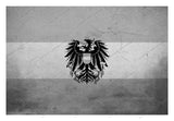 Austria Austrian Subdued Country Flag Vintage Style Sticker Decal 3.5" - OwnTheAvenue