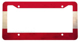 Austria Flag Rustic Style Metal License Plate Frame - OwnTheAvenue
