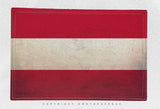 Austria Flag Grunge Style Iron On Patch - OwnTheAvenue