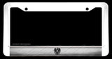 Austria Austrian Vintage Style Subdued Flag White License Plate Frame - OwnTheAvenue
