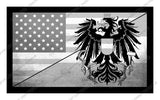 Austria USA American Vintage Style Subdued Flag Sticker Decal 3.5" - OwnTheAvenue
