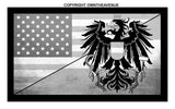 Austria USA American Vintage Style Subdued Flag Sticker Decal 3.5" - OwnTheAvenue