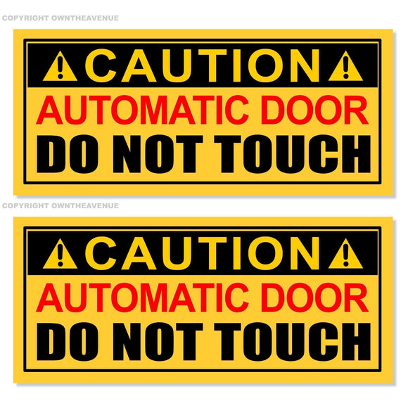 Automatic Door Sticker