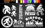 9 Pack Lot Bigfoot Sasquatch Vinyl Decal Stickers - Choose Color No Background