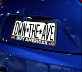 Buy American Patriotic USA Flag Hologram Oil Slick License Plate Frame - OwnTheAvenue