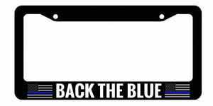 Support Police Car Truck Auto License Plate Frame - OwnTheAvenue