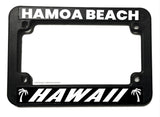 Hamoa Beach Hawaii HI Motorcycle License Plate Frame - OwnTheAvenue