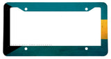 Bahamas Flag Rustic Style Metal License Plate Frame - OwnTheAvenue