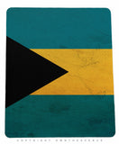 Bahamas Flag Vintage Style Mouse Pad - OwnTheAvenue