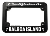 Balboa Island California Motorcycle License Plate Frame - OwnTheAvenue