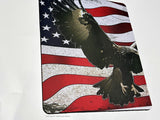 Bald Eagle USA American Flag Mouse Pad