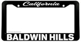 Baldwin Hills California License Plate Frame - OwnTheAvenue