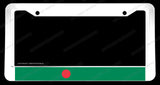 Bangladesh World Country Flag White License Plate Frame - OwnTheAvenue