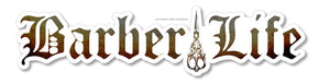 Barber Life Hair Stylist Vintage Style V02 Car Truck Sticker Decal 5" - OwnTheAvenue