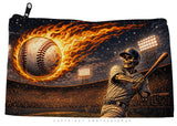 Baseball Sports Make Up Bag