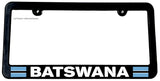 Batswana Flag Car Truck SUV Auto License Plate Frame - OwnTheAvenue