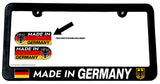Made In Germany Euro German Flag Car Truck Slim License Plate Frame - OwnTheAvenue