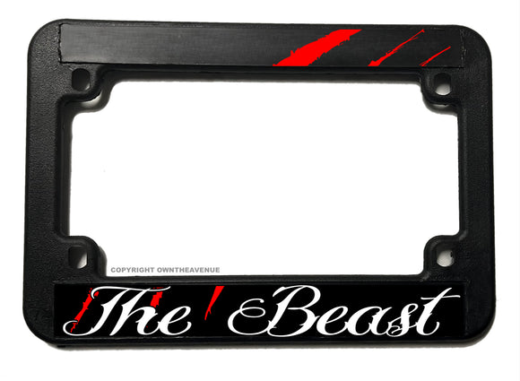 The Beast Claw Racing Bopper Chopper Motorcycle License Plate Frame