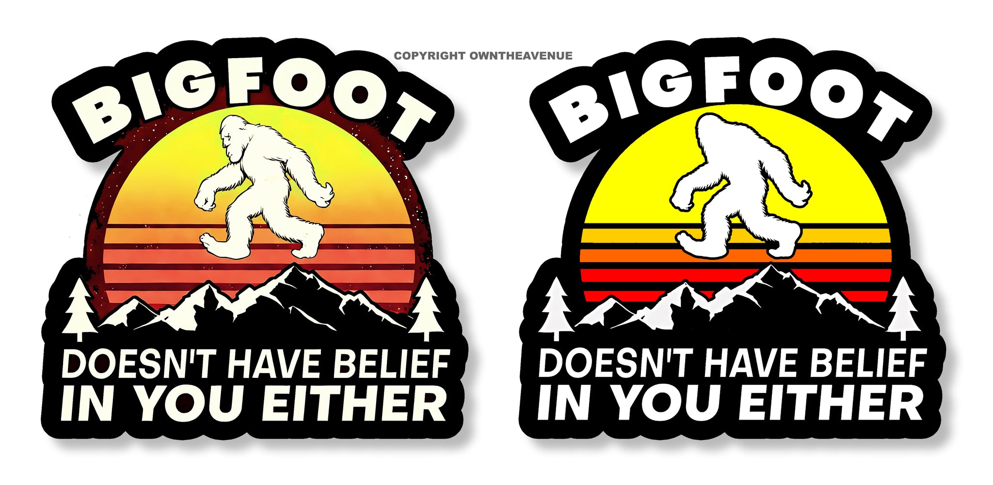 thumbnail image 2 of Bigfoot Turkey Hunting Decal Sticker - Premium Outdoor Vinyl Sasquatch Box Call Design 2 of 10