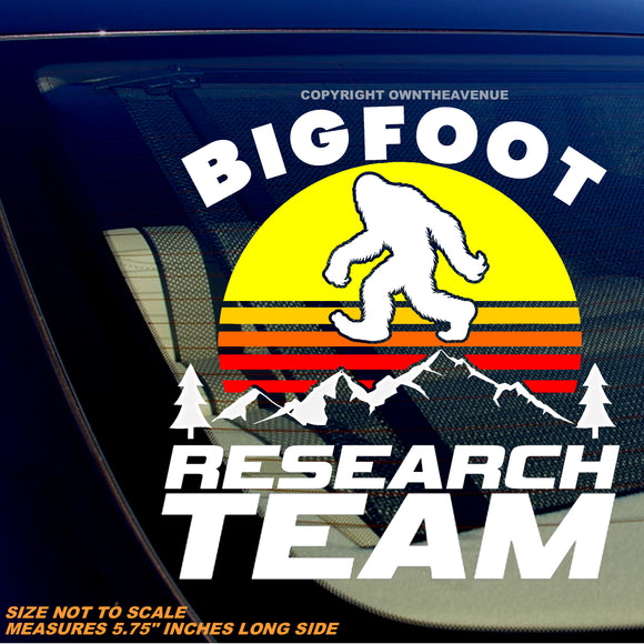 Bigfoot Footprint Vinyl Decal Stickers – 2-Pack UV Laminated Outdoor Waterproof Stickers For Cars & More