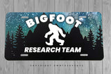 Bigfoot Research Team Forest Nature Stars Auto Printed Metal License Plate