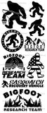 21Pcs Pack Lot Bigfoot Funny Joke Holographic Oil Slick Sticker Decals - OwnTheAvenue
