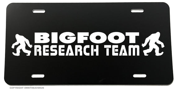 Bigfoot Research Team Funny Car Truck Auto License Plate - OwnTheAvenue