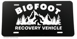 Bigfoot Sasquatch Recovery Vehicle Funny Joke License Plate Cover - OwnTheAvenue