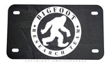 Bigfoot Research Team Model V01 Motorcycle Metal License Plate