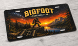Bigfoot Research Team Mountains Model BN01 Metal License Plate