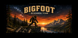 Bigfoot Research Team Mountains Model BN01 Metal License Plate