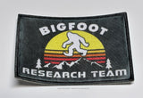 Bigfoot Research Team Synth Wave Style Iron On Patch