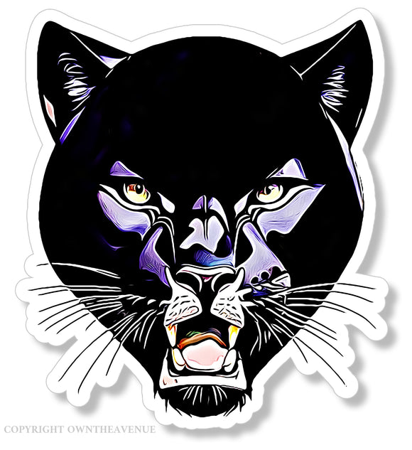 Black Panther Lion Jaguar Animal Car Truck Window Bumper Laptop Sticker Decal