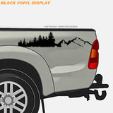 1 Pair RV Truck Mountain Graphic Vinyl Decal Decoration Sticker Model:LU01