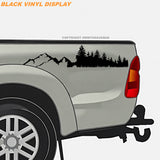 1 Pair RV Truck Mountain Graphic Vinyl Decal Decoration Sticker Model:LU01