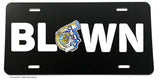 Blown Turbo Boosted Boost Lowered JDM Drifting Black License Plate Cover - OwnTheAvenue