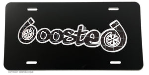 Boosted JDM Racing Drifting Euro Turbo Car Truck License Plate Cover - OwnTheAvenue