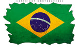 2Pcs Brazil Brazilian Vintage Style Distressed Flags Vinyl Sticker Decals 3" - OwnTheAvenue
