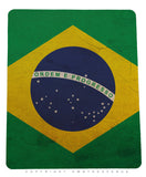 Brazil Vintage Style Flag Mouse Pad - OwnTheAvenue