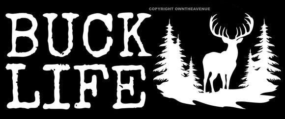 Buck Life Camping Hunting Deer Hiking Car Truck Vinyl Sticker Decal 7