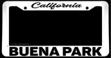 Buena Park California White License Plate Frame - OwnTheAvenue