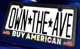Buy American Patriotic USA Flag Hologram Oil Slick License Plate Frame - OwnTheAvenue