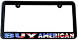 Buy American Patriotic USA American Flag Slim License Plate Frame - OwnTheAvenue