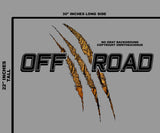 x2 Off Road 4x4 Lifted Pick Up Truck Claws Vinyl Decor Decal Graphics Kit