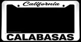 Calabasas California White License Plate Frame - OwnTheAvenue