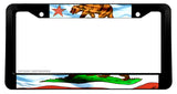 California Wavey Original Vintage Style Flag License Plate Frame - OwnTheAvenue