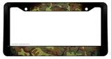 Vintage Style Distressed Rugged Camo License Plate Frame - OwnTheAvenue