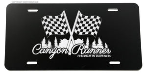 Canyon Runner JDM Racing Drifting Hot Rod Muscle Car Auto License Plate Cover - OwnTheAvenue