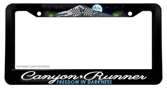 Canyon Runner Racing Drifting JDM Hot Rod Muscle Car Auto License Plate Frame - OwnTheAvenue