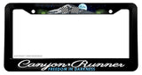 Canyon Runner Racing Drifting JDM Hot Rod Muscle Car Auto License Plate Frame